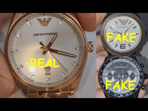 how to tell if an armani watch is fake|how to tell if watches are fake.